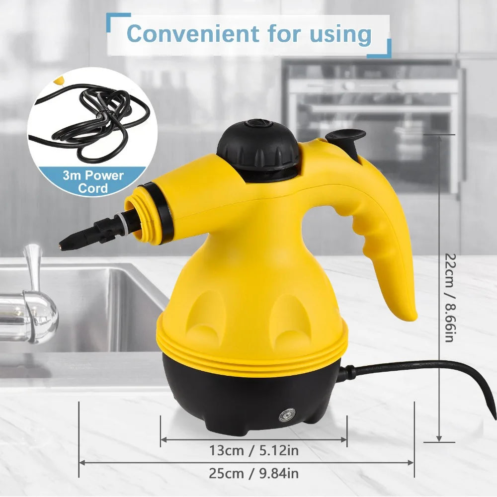 Revolutionary Handheld High-Temperature Steam Cleaner: Perfect for Kitchen, Bathroom, and Automotive Cleaning