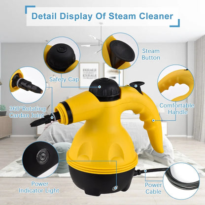 Revolutionary Handheld High-Temperature Steam Cleaner: Perfect for Kitchen, Bathroom, and Automotive Cleaning