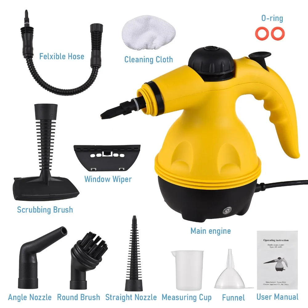 Revolutionary Handheld High-Temperature Steam Cleaner: Perfect for Kitchen, Bathroom, and Automotive Cleaning