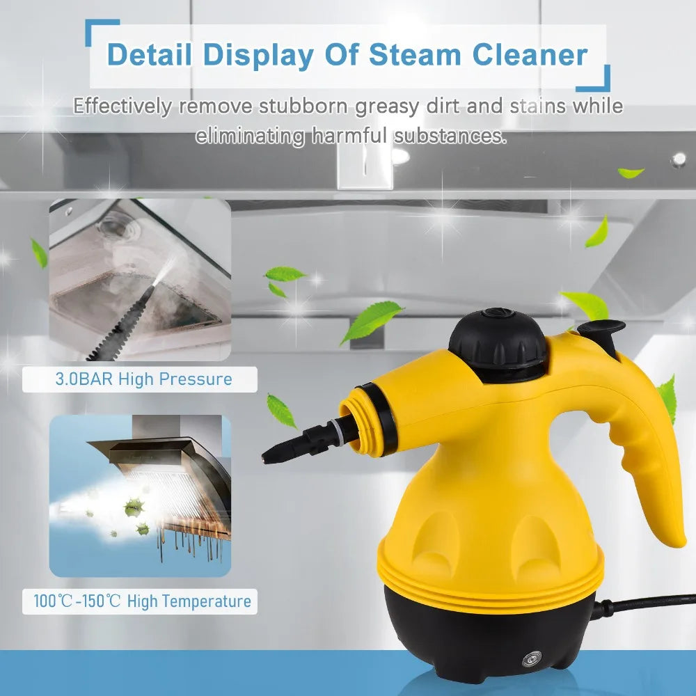 Revolutionary Handheld High-Temperature Steam Cleaner: Perfect for Kitchen, Bathroom, and Automotive Cleaning